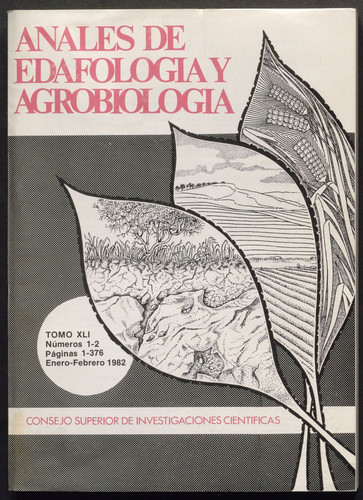 Anales de edafología y agrobiología. Año 1982, Núm. 1-2