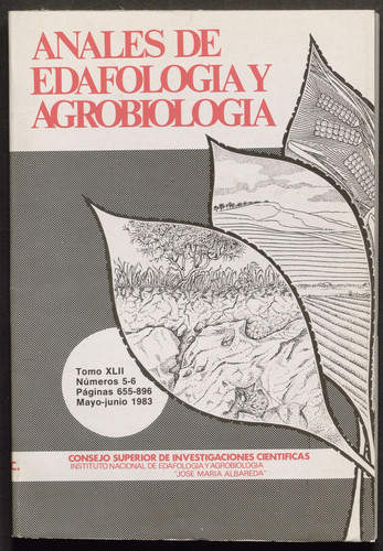 Anales de edafología y agrobiología. 1983, Vol. 42, Núm. 05-06