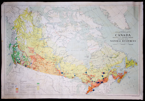 Canada : exclusive of northern regions. Natural resources